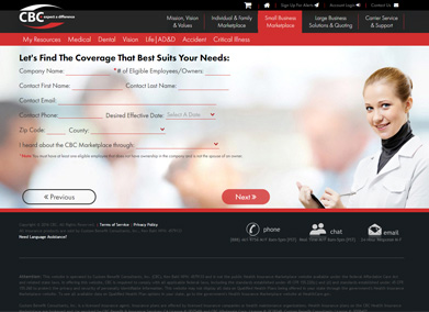 Small-business owner comparing benefit plans