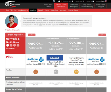 CBC team member assisting a broker